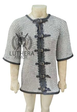 Aluminium Chainmail Shirt Flat riveted with Washer 10 mm chainmail Shirt