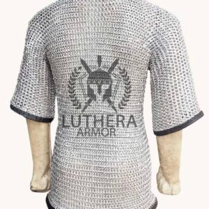 Aluminium Chainmail Shirt Flat riveted with Washer 10 mm chainmail Shirt