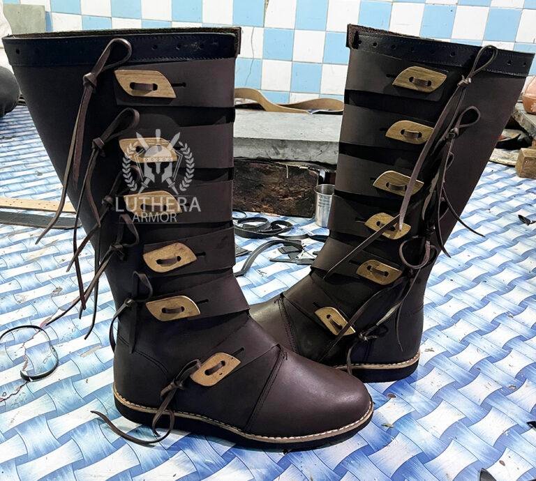Viking Long Boots For Renfaire Medieval Event