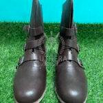 Late medieval half boot with three buckles