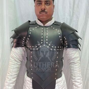 Medieval Leather Body Armor For Larp Event