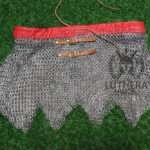Chainmail Skirt - 9MM Flat Ring Riveted with Solid Ring Zig Zag