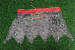 Chainmail Skirt - Mild Steel Flat Ring with Solid Ring Riveted