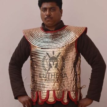 Roman Lorica Squamata Armor Brass Scale (15x25 MM) for Reenactment