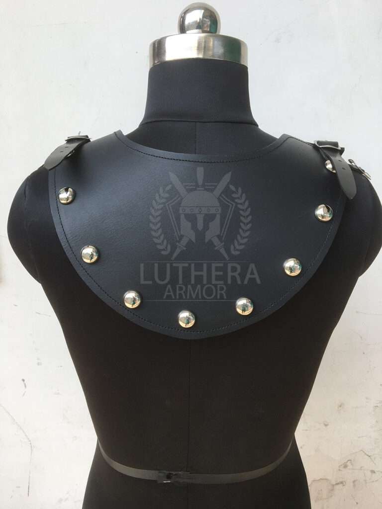 Medieval Leather Gorget Neck Protection
