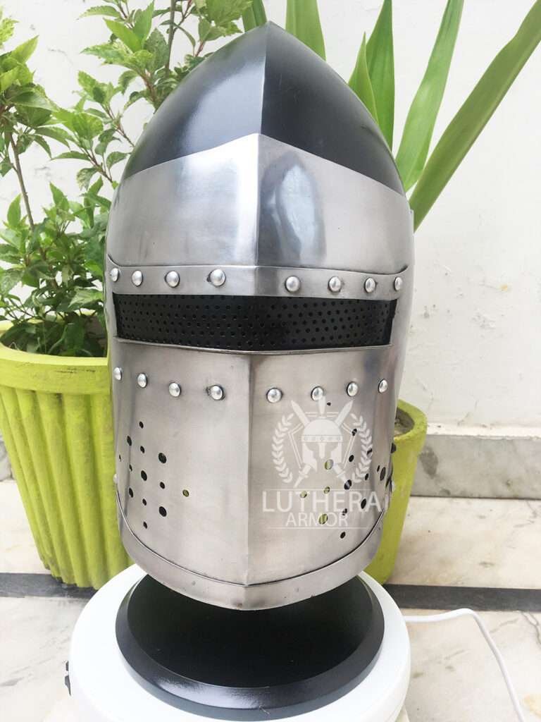 Medieval Barbute Helmet