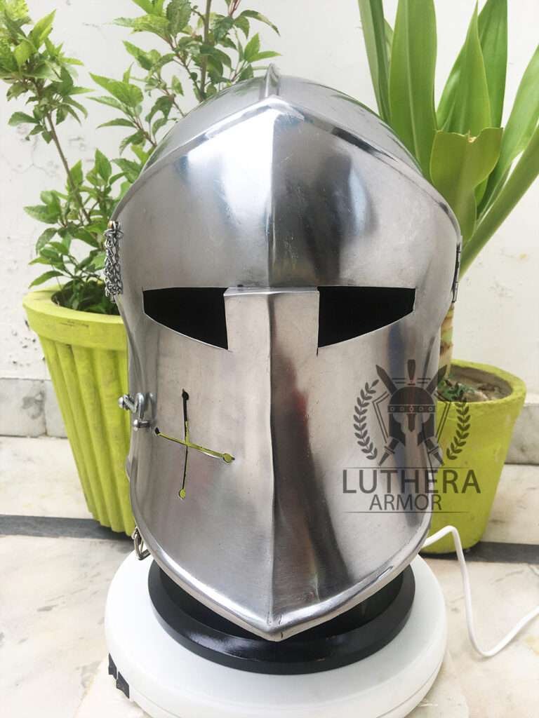 Medieval Barbute Helmet