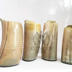 The Original Handcrafted Authentic Viking Drinking Horn Tankard for Beer Mead Ale Medieval Inspired