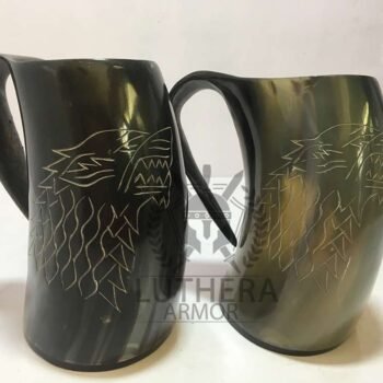 Handcrafted Authentic Viking Drinking Horn