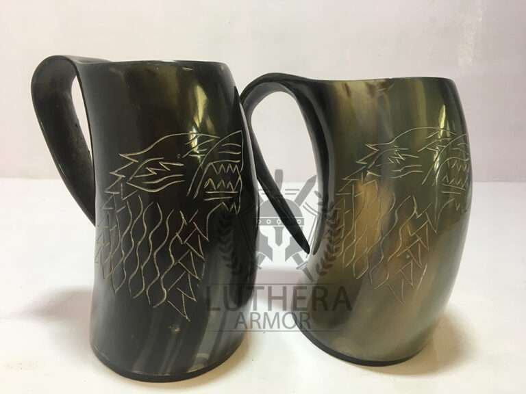 Handcrafted Authentic Viking Drinking Horn