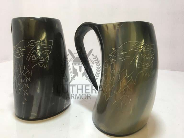 Handcrafted Authentic Viking Drinking Horn