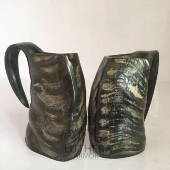 Natural Buffalo Horn Mug Tankard Viking Drinking Mug