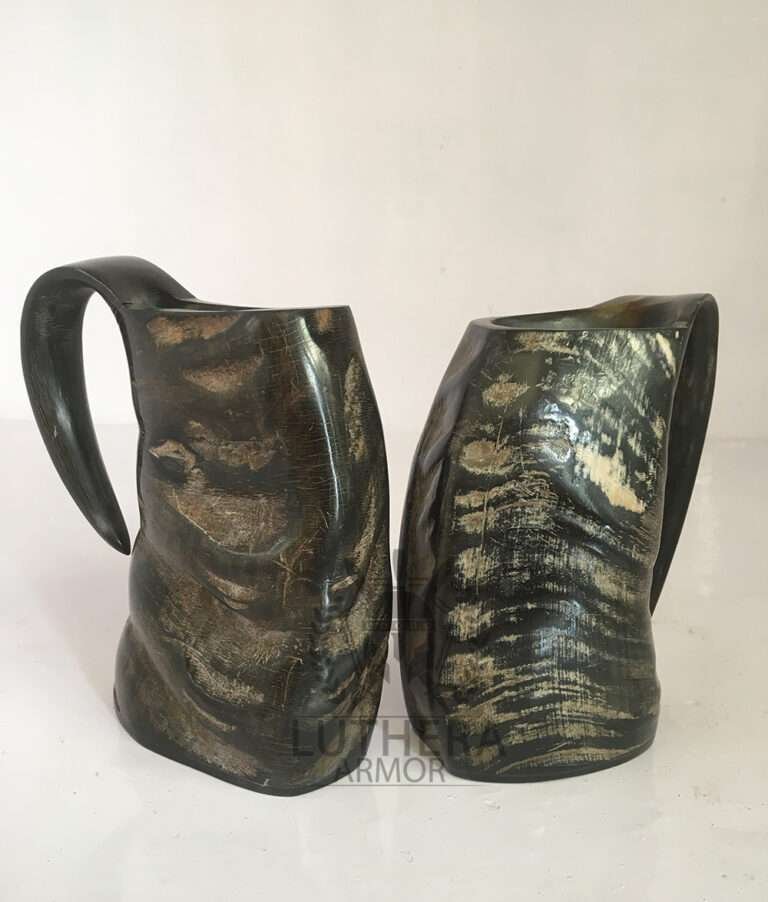 Natural Buffalo Horn Mug Tankard Viking Drinking Mug