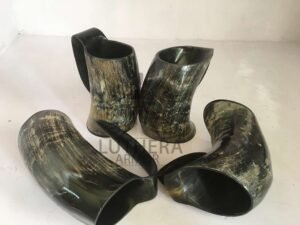 Handcrafted Authentic Viking Drinking Horn - Image 2