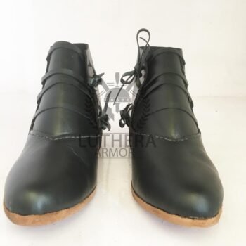 Medieval Side Laced Ankle Boots