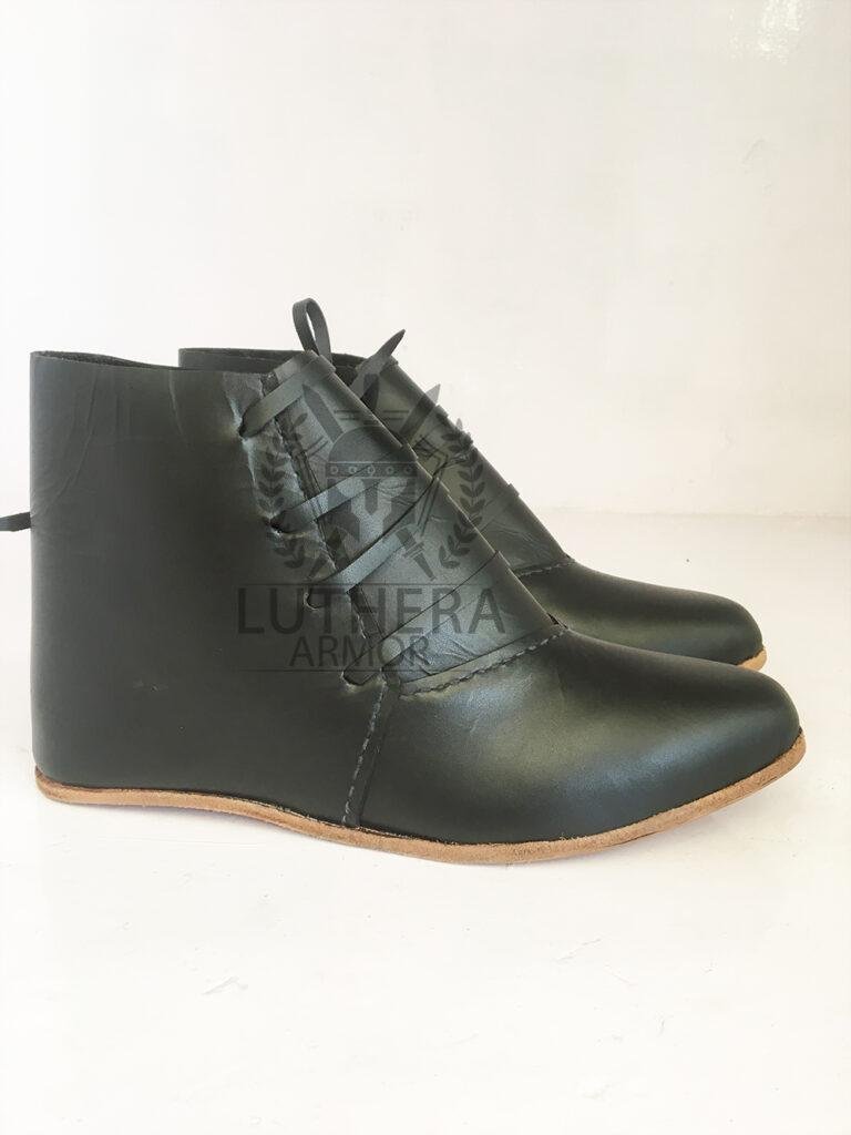 Medieval Side Laced Ankle Boots