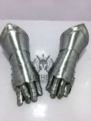 Gothic Gauntlets – 18 Gauge Steel - Image 4