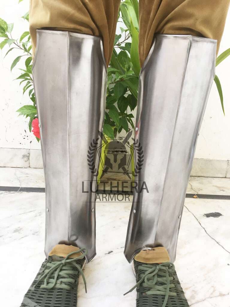 Medieval Greaves 1.2 MM Steel for Renfaire