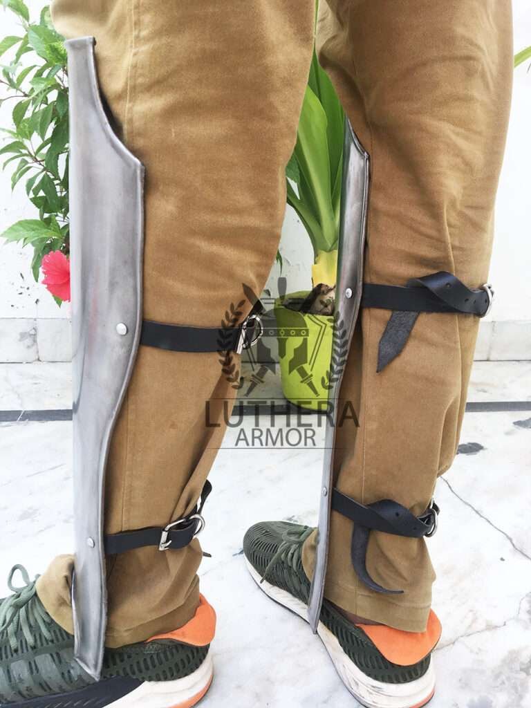 Medieval Greaves 1.2 MM Steel for Renfaire