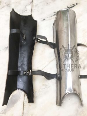 Mark Metal Greaves - Plain Steel | Plain Steel Leg Armor - Image 3