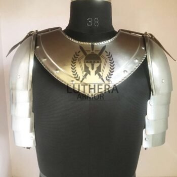 Medieval Gorget Spaulders Shoulder Set 1.2MM Steel