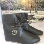 Medieval Buskins With Buckle Fastening