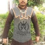 Chainmail Roman Lorica Hamata – 6MM Flat Rings Riveted Alternating Solid Rings