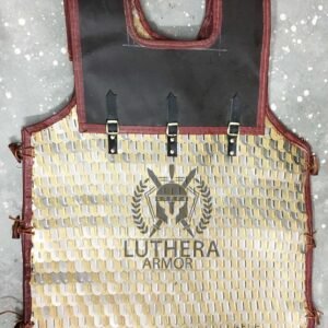 ROMAN Armour – Lorica SQUAMATA WITH Large Brass Scales with Natural Leather Shoulder