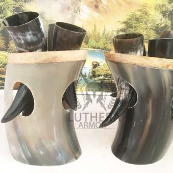 Viking Drinking Horn Shot Set