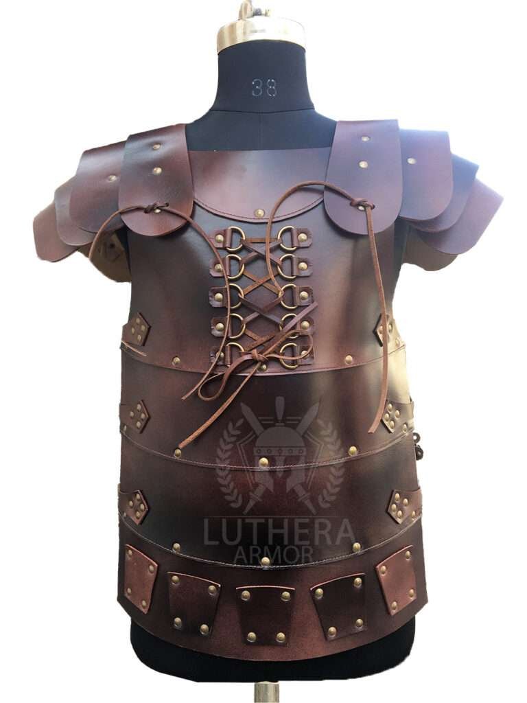 Roman Leather Body Armor For Reenactment