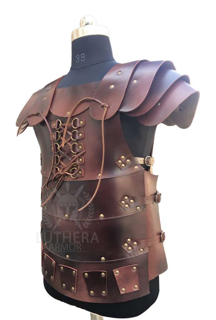 Roman Leather Body Armor For Reenactment