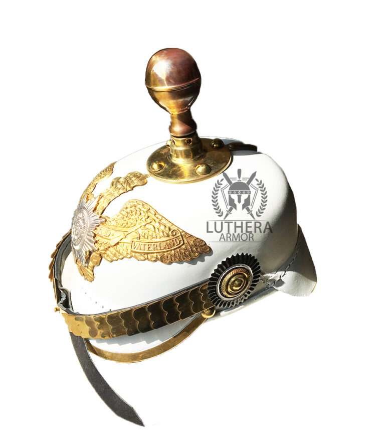 German Helmet WW1 Lock Brass Spike Pickelhaube Brass Helmet