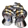 Medieval Gauntlet | Functional Medieval Reenactment | Milanese Gauntlets | 16G Steel Mitten Gauntlet - Image 3