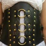 Medieval Leather Corset Belt For Renfaire