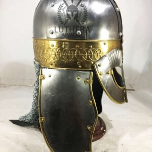 Viking Wolf Helm – 18 Gauge Steel