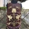 Leather Muscle Armor Chest Breast Plate Medieval Armor Costume With Brass Work - Image 5