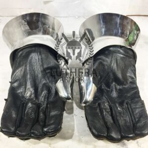 14th Century Hourglass Gauntlets – 18 Gauge Steel