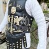 Leather Muscle Armor Chest Breast Plate Medieval Armor Costume With Brass Work - Image 2
