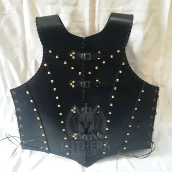 Medieval Leather Torso Black