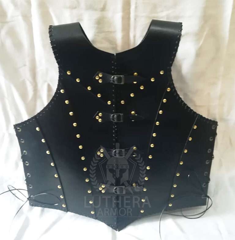 Medieval Leather Torso Black