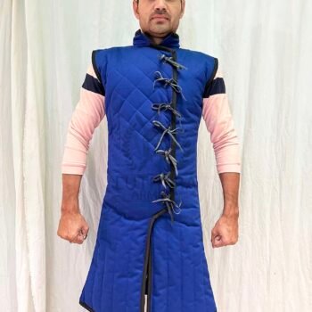 Sleeveless Gambeson Royal Blue For Medieval Event