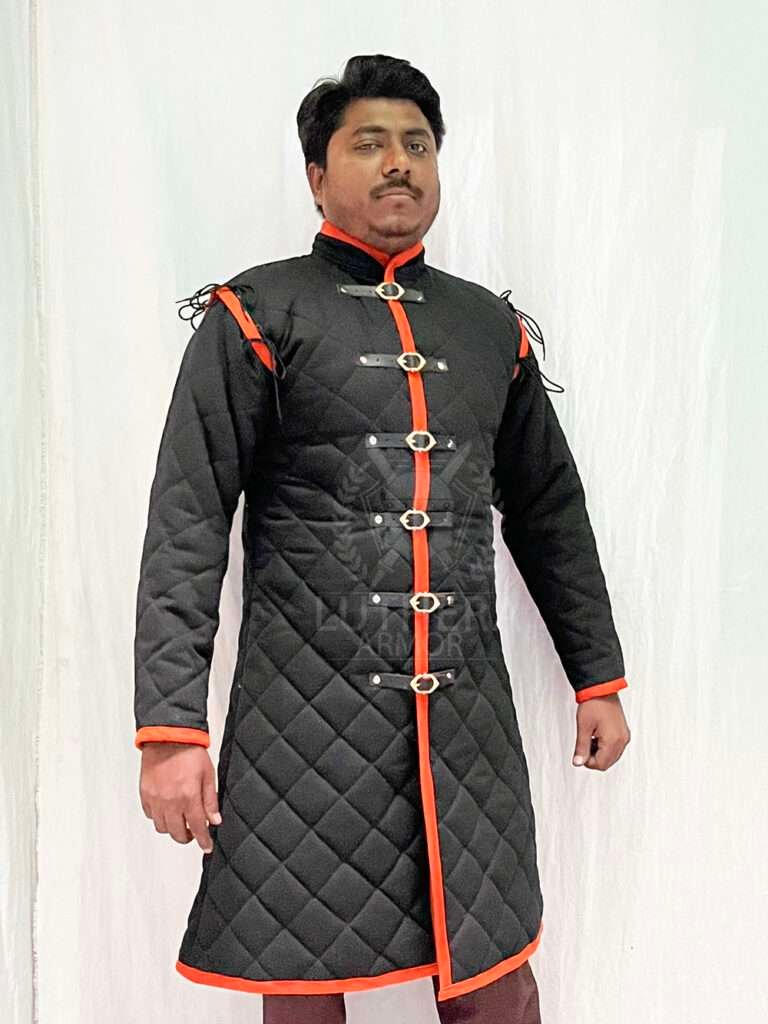 WORRIOR Medieval Gambeson For Larp Events | Medieval Arming Gambeson For Christmas Gift
