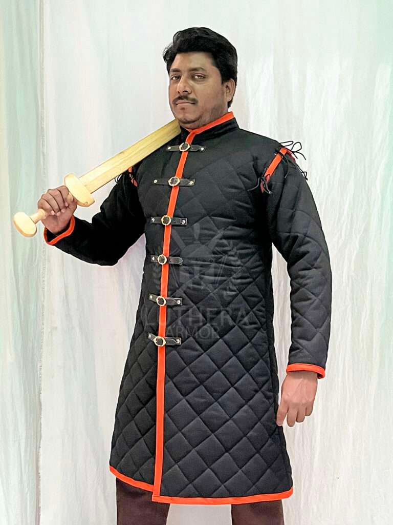 WORRIOR Medieval Gambeson For Larp Events | Medieval Arming Gambeson For Christmas Gift