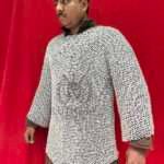 10mm 16 Gauge Aluminum Chainmail Haubergeon Round Riveted with Solid Ring