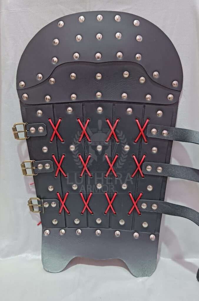 Leather Samurai Bracer with Greaves
