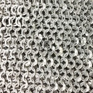 Chainmail Sheet - Mild Steel Round Ring Alt Solid Ring Dome Riveted - Image 4