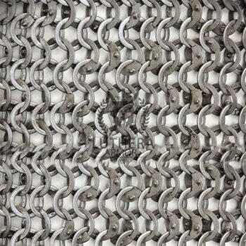 Chainmail Sheet - 9MM Flat Ring Alternative Solid Ring Wedge Riveted