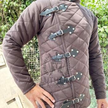 Medieval Cotton Padded Gambeson For Renfaire Costume