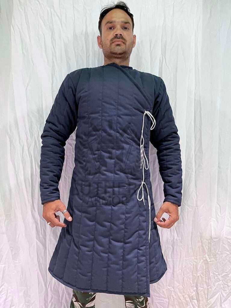 Medieval Gambeson | Padded Long Gambeson With Full Sleeves