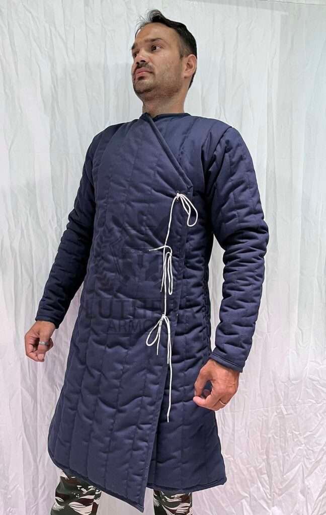 Medieval Gambeson | Padded Long Gambeson With Full Sleeves
